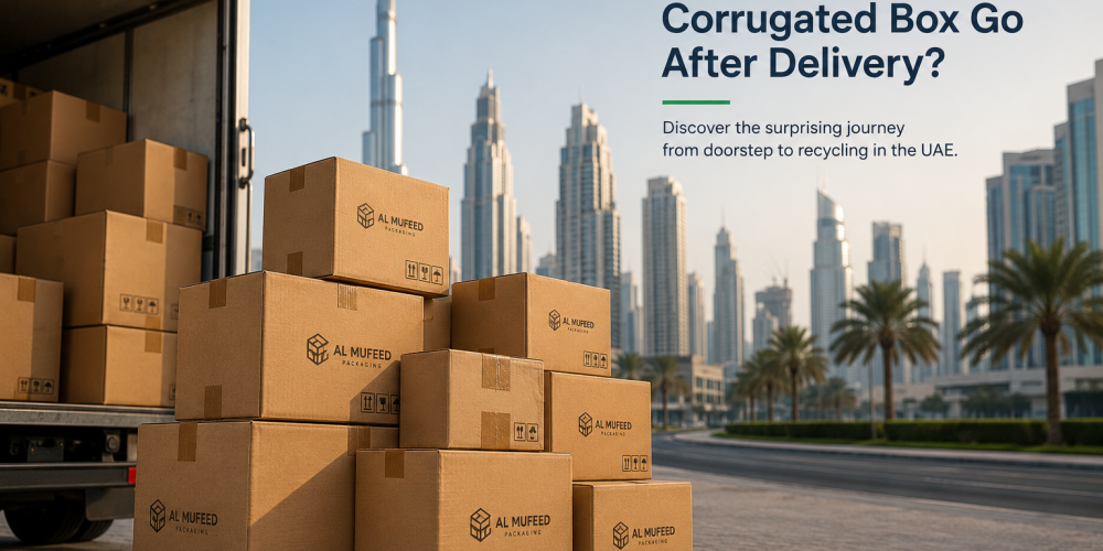 Corrugated boxes delivered in the UAE for e-commerce and retail packaging
