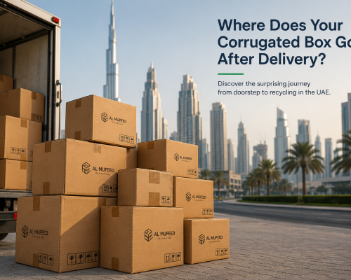 Corrugated boxes delivered in the UAE for e-commerce and retail packaging