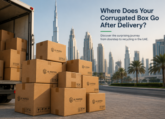 Corrugated boxes delivered in the UAE for e-commerce and retail packaging