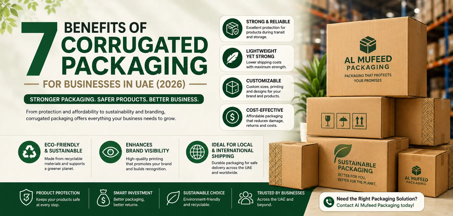 7 Benefits of Corrugated Packaging