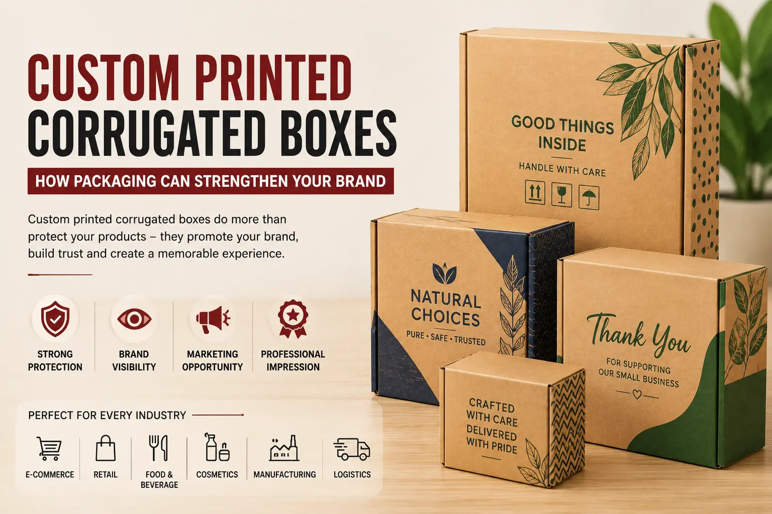 Custom Printed Corrugated Boxes