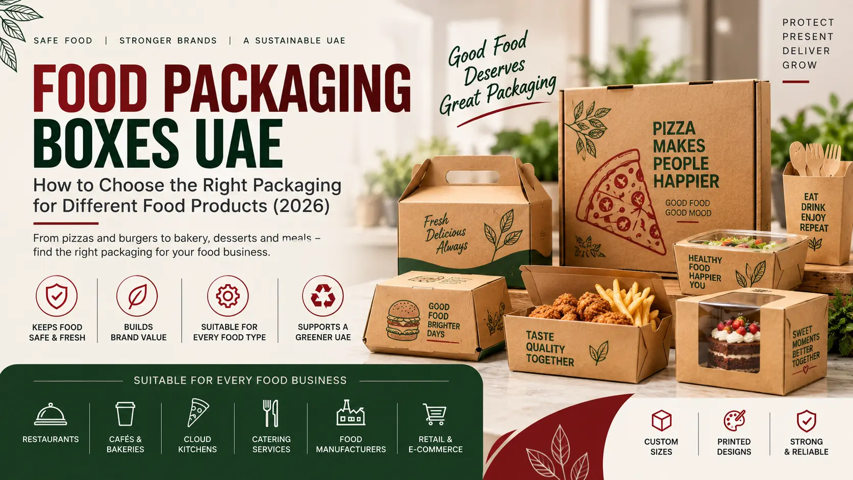 Food Packaging Boxes UAE