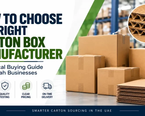 Carton Box Manufacturer Sharjah
